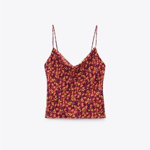 Zara M Camisole satin top